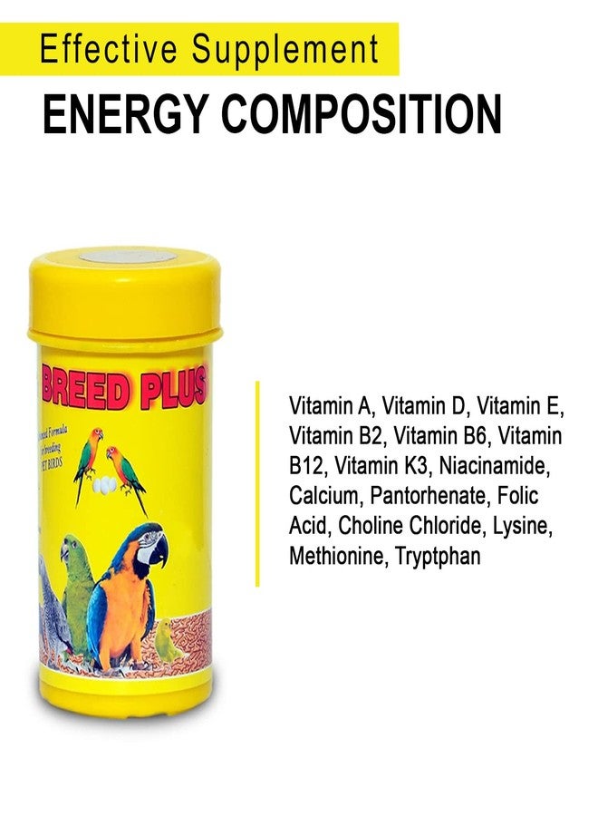 TUNAI SF+ Breed Plus Advanced Formula for Bird Breeding |50g| Improves Better Fertility, Egg Production for Love Birds, Budgies, Cockteils & Finches - Image 3